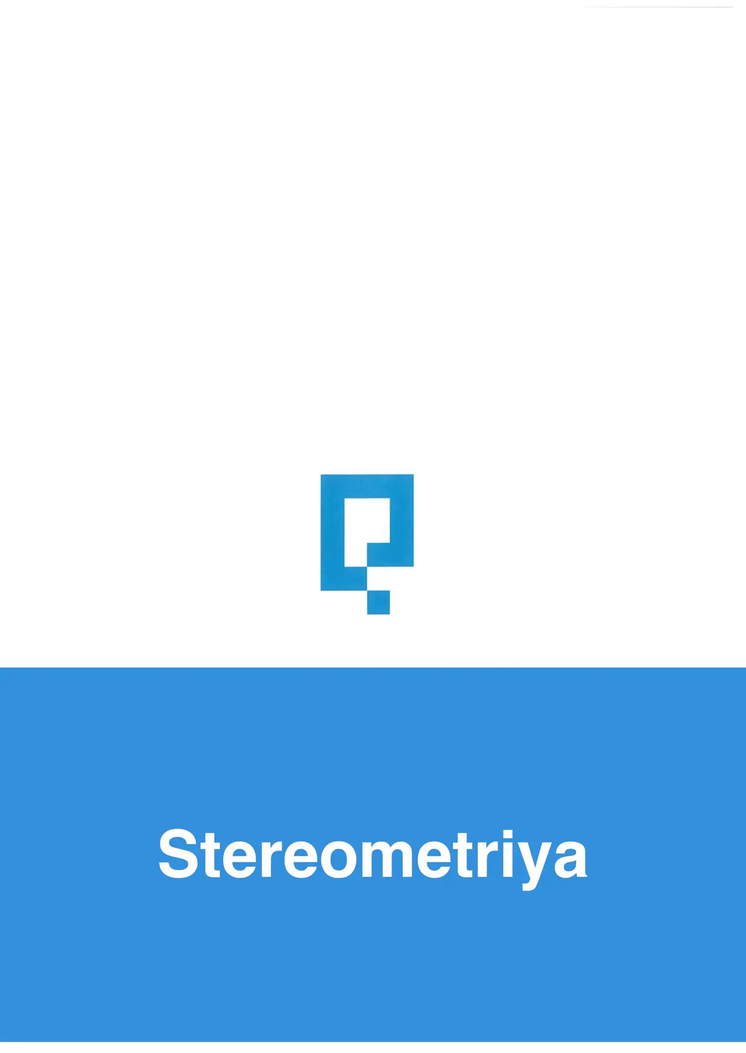 Stereometriya