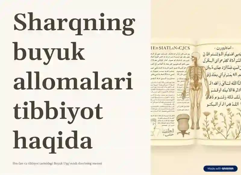 Ilm-fan va tibbiyot tarixidagi Buyuk Uyg'onish davrining merosi