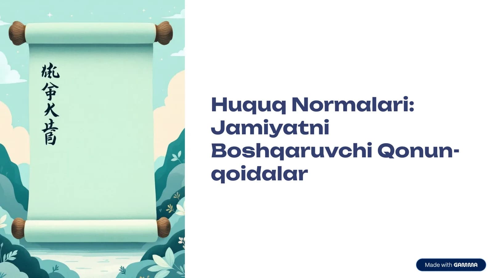 Huquq Normalari