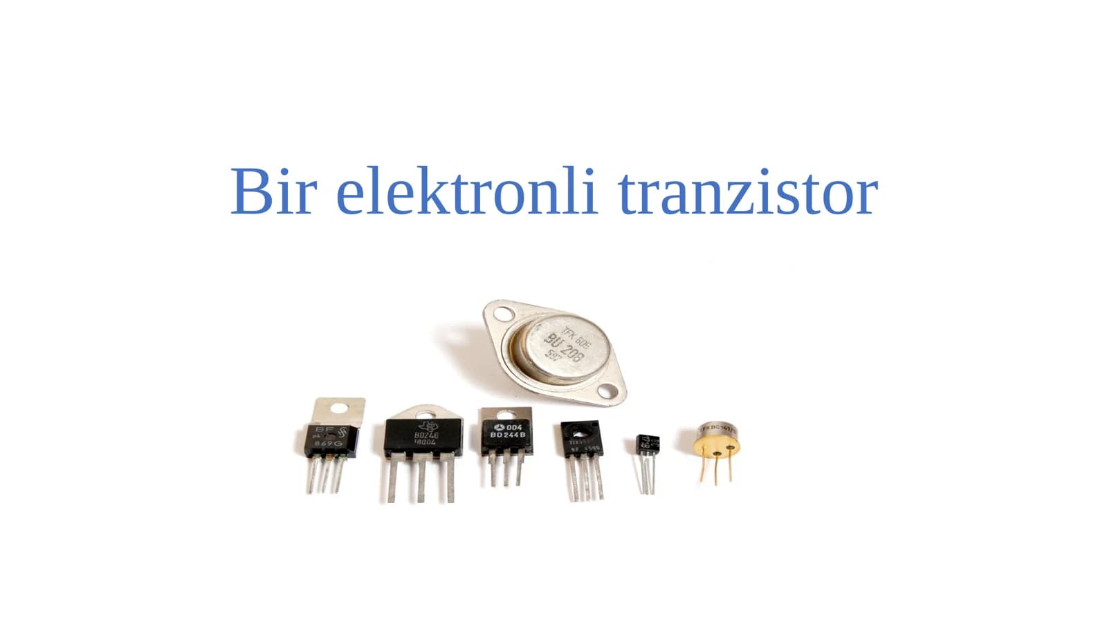 Bir elektronli tranzistor