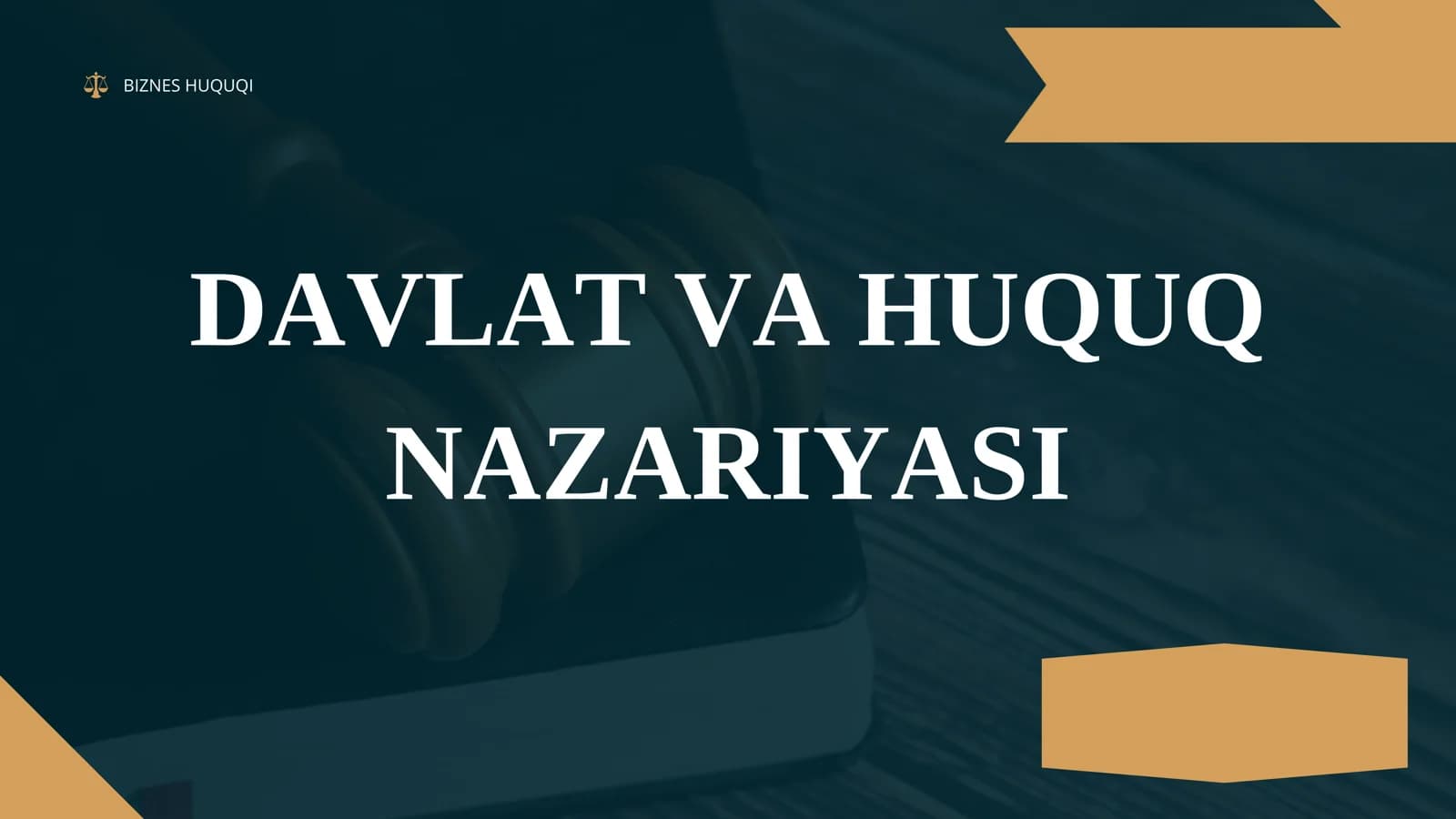 HUQUQIY DAVLATNING ASOSIY BELGILARI VA PRINSPLARI