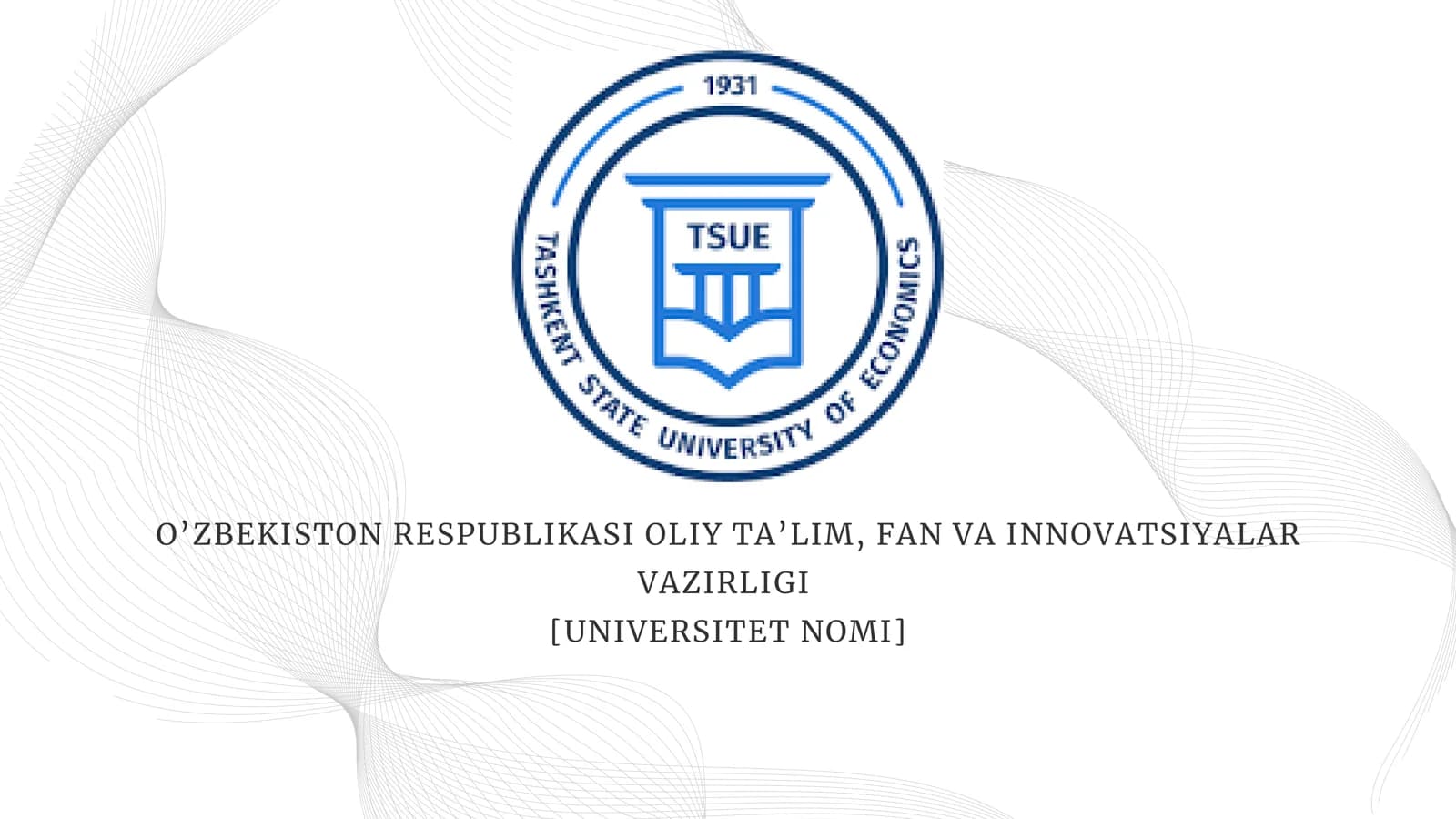 " Boshqaruv hisobiga kirishni tashkil etish " mavzusida taqdimot