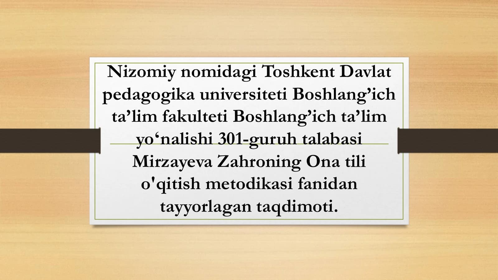 So’z turkumlarini o'rganishda hosil qilinadigan orfografik bilimlar