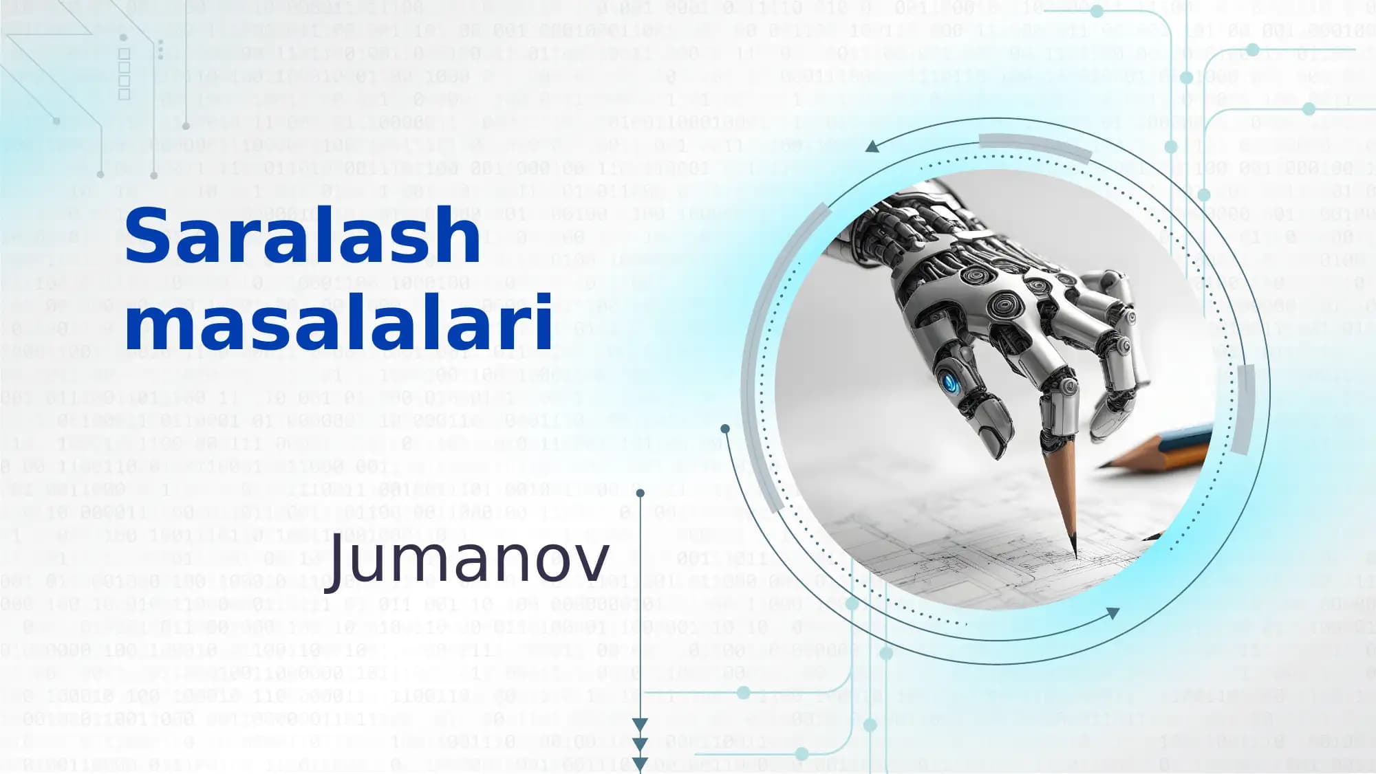 Saralash masalalari