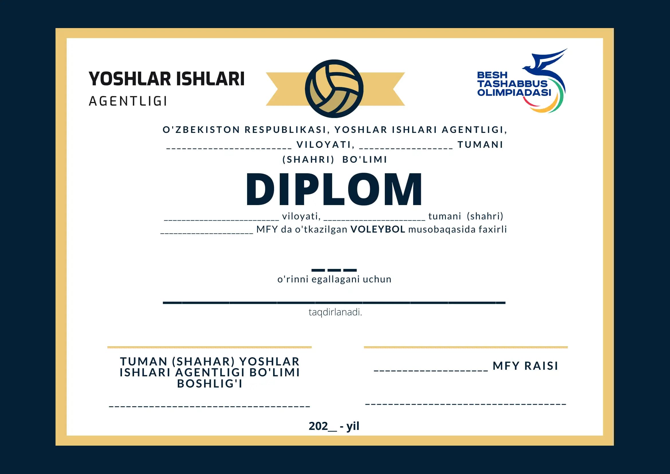 VOLEYBOL musobaqasi