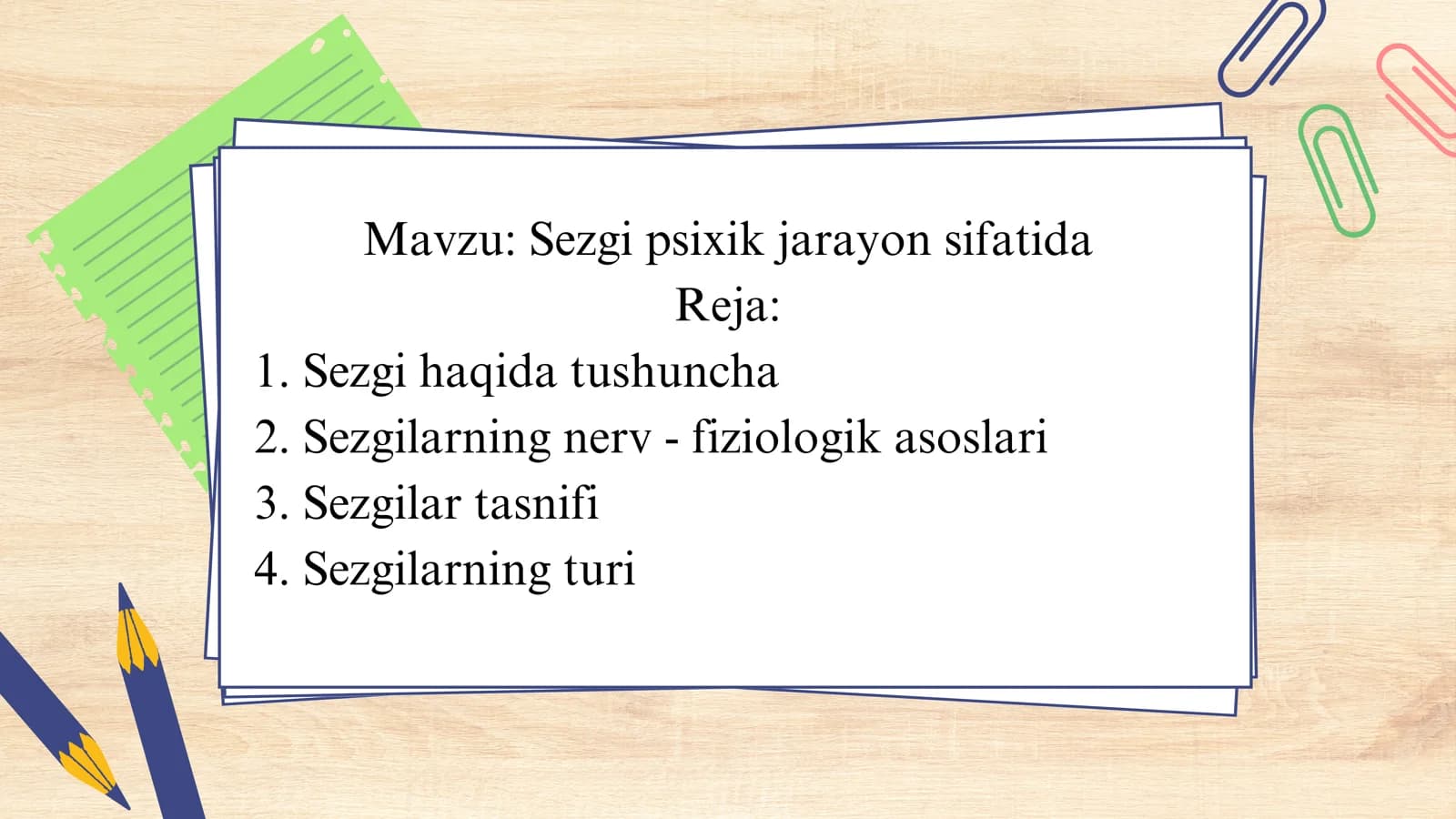 Sezgi psixik jarayon sifatida