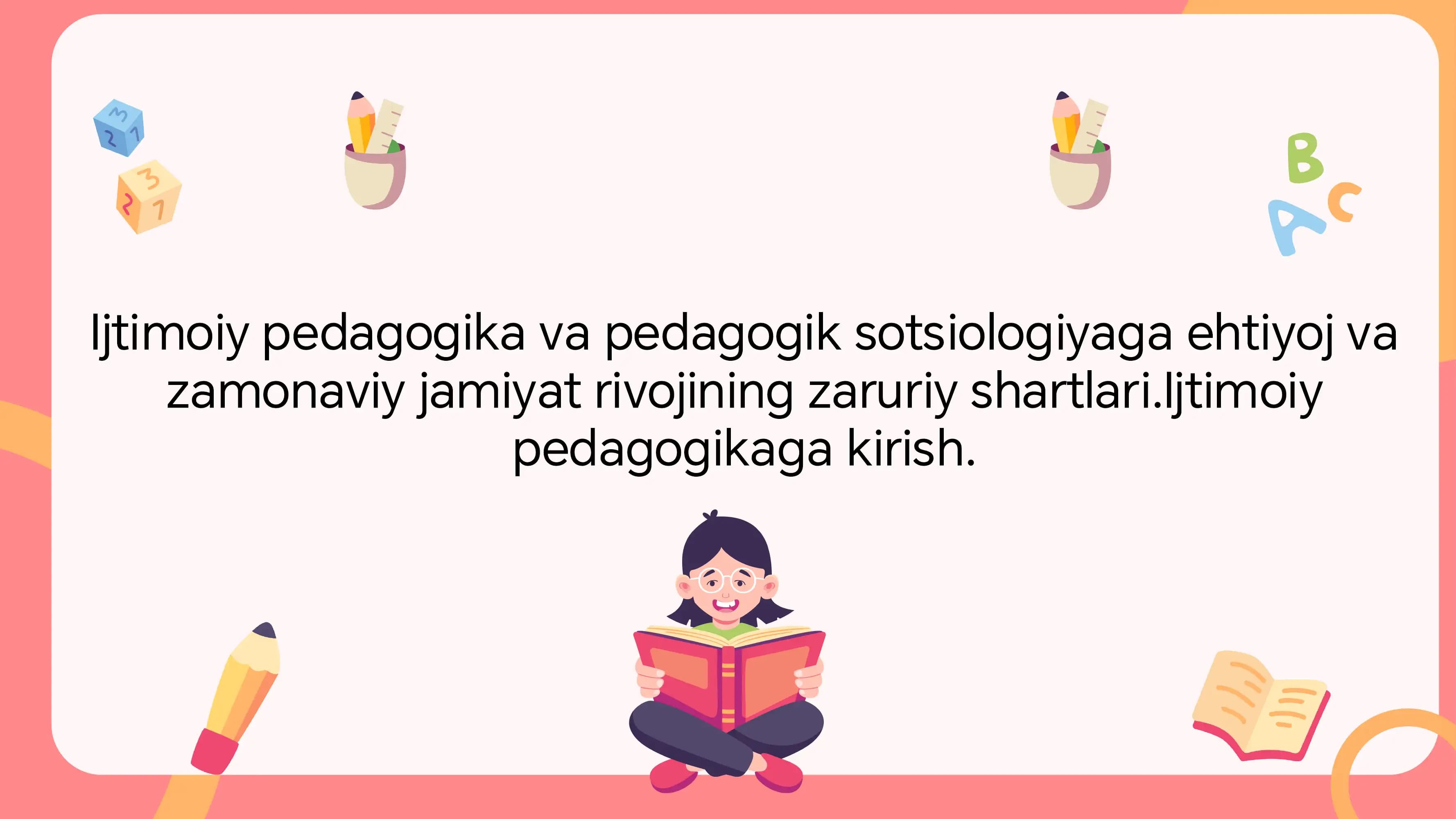 Ijtimoiy pedagogika va pedagogik sotsiologiya