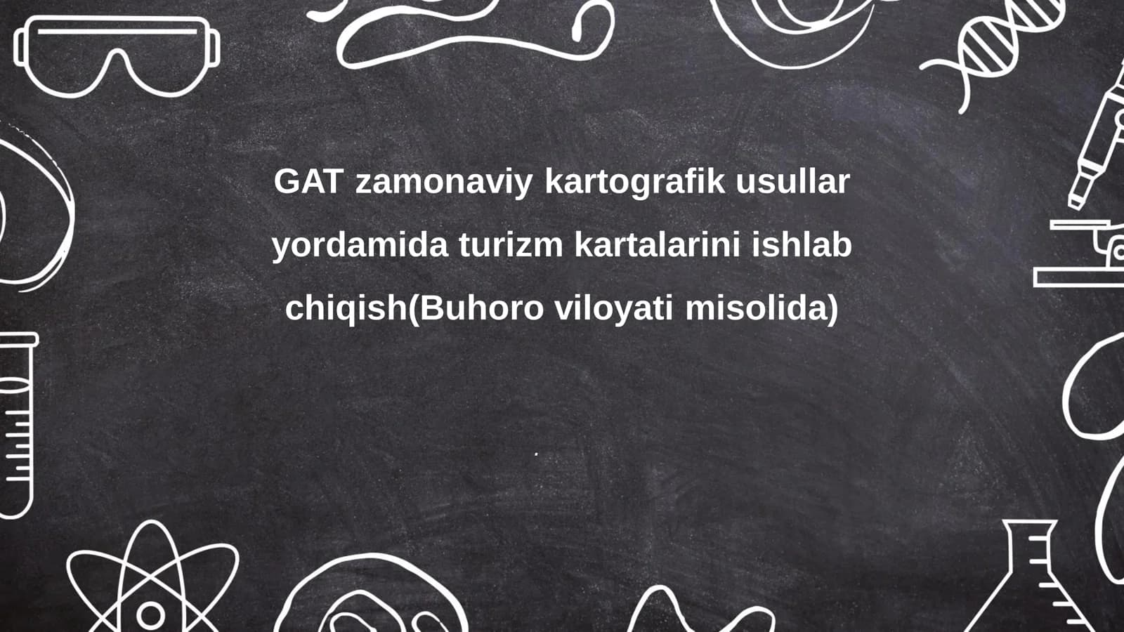 Geografik axborot tizimlari (GAT) va zamonaviy kartografik usullar Buxoro misolda