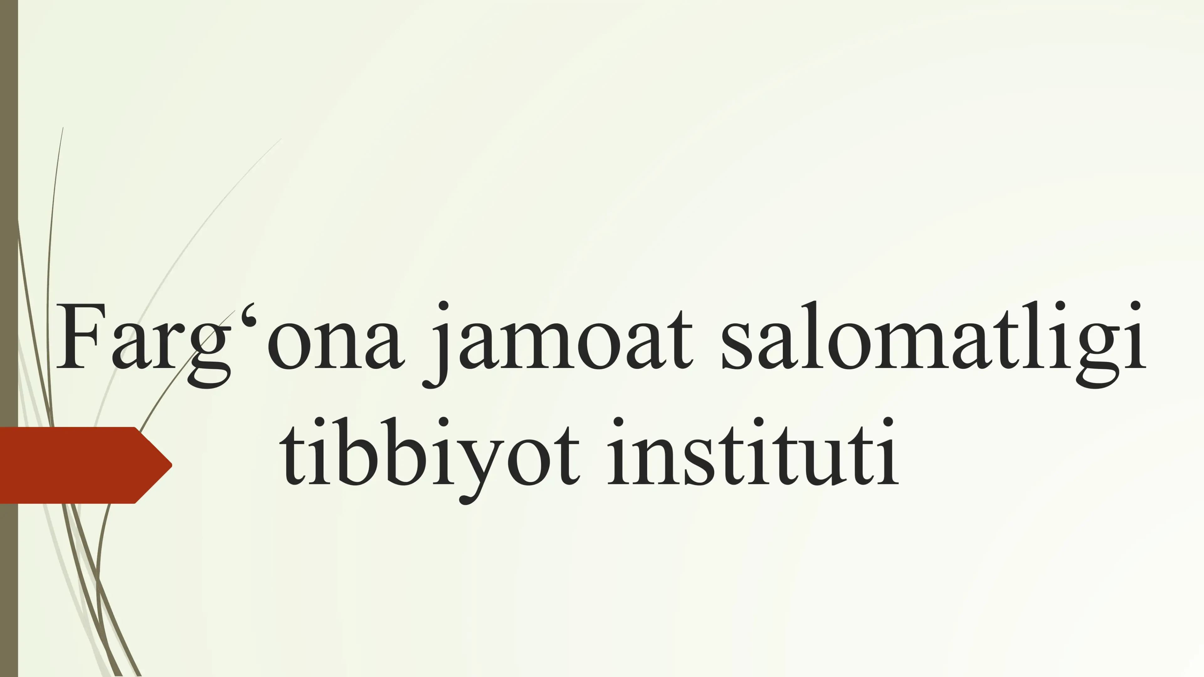 Mexanik TO‘LQINLARNING INSON ORGANIZMIGA TA'SIRI