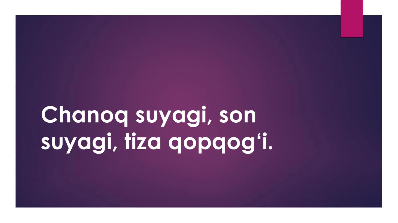 Chanoq suyagi
