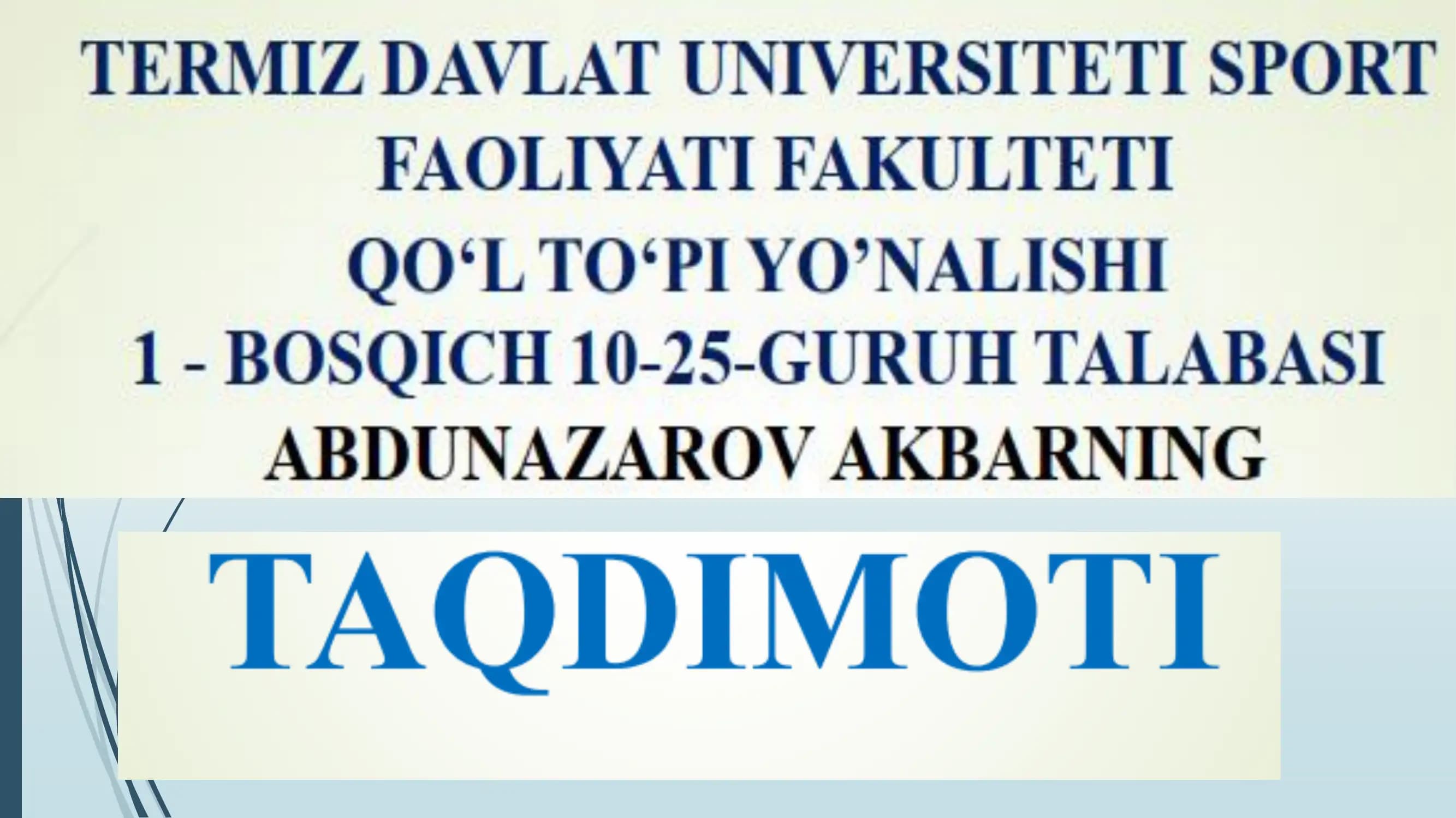Musobaqa Qoidalari va Hakamlik Uslubiyoti