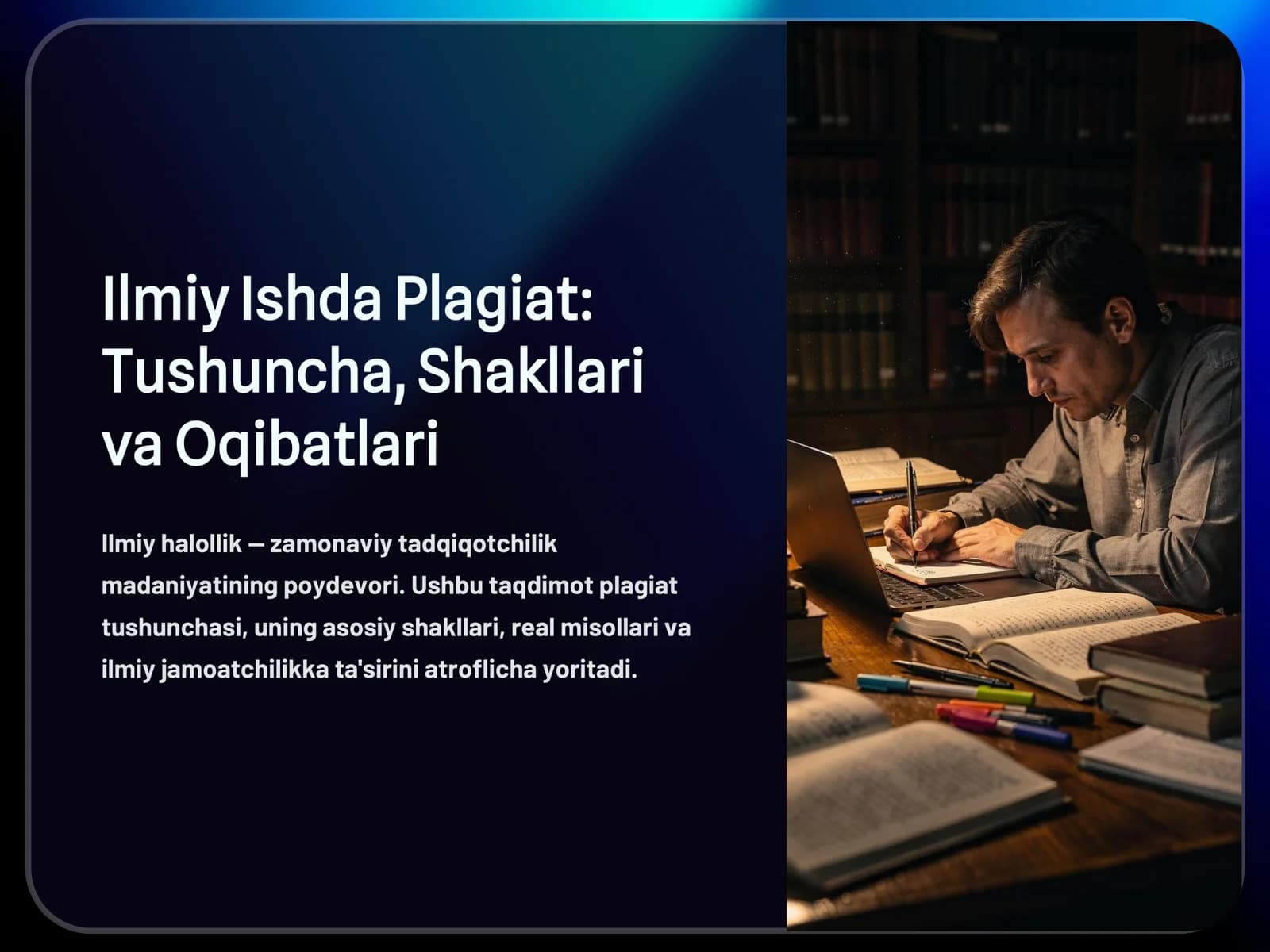 Ilmiy Ishda Plagiat: Tushuncha, Shakllari va Oqibatlari