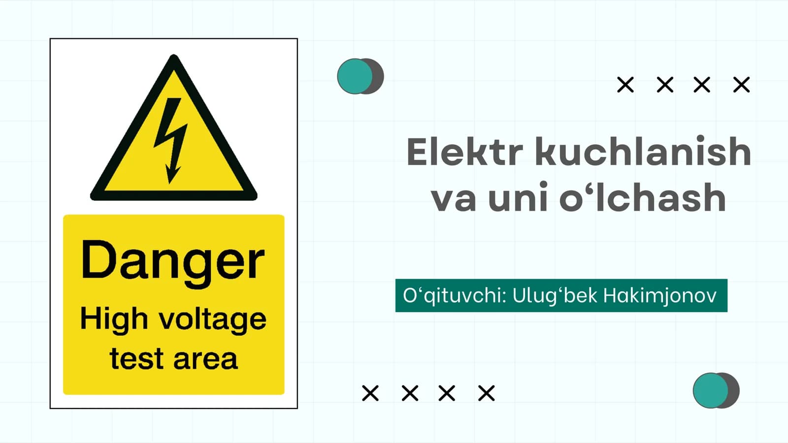 Elektr kuchlanish