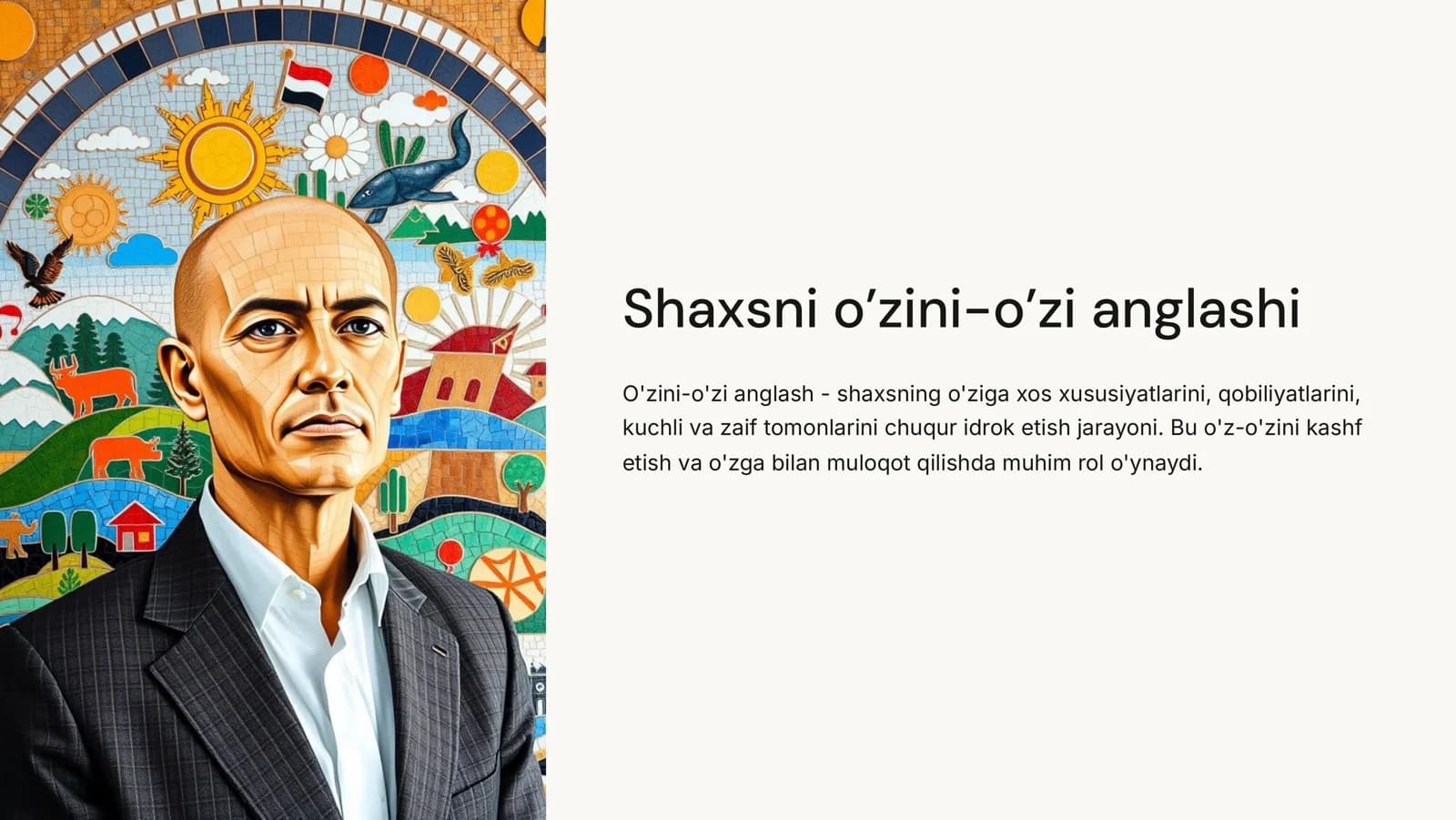 Shaxsni o’zini-o’zi anglashi