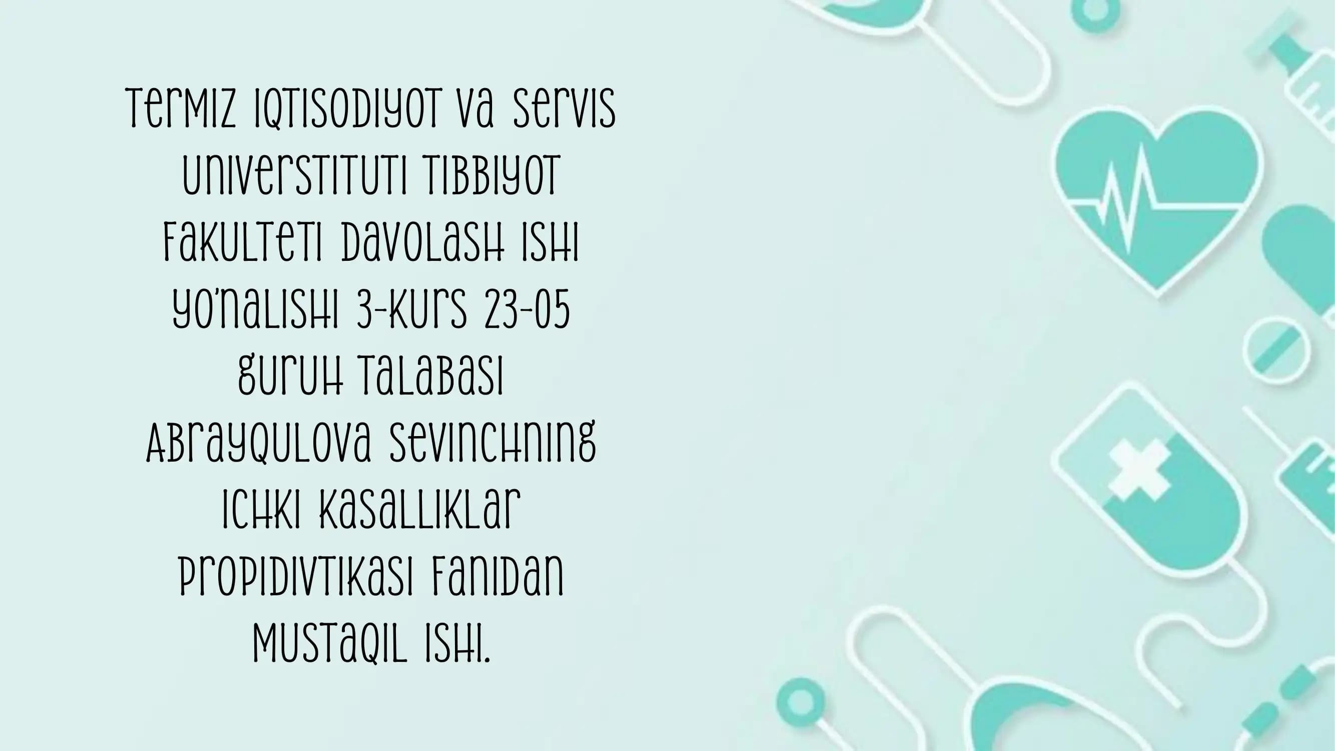 O‘pka obstruktiv yetishmovchiligi diognostikasi