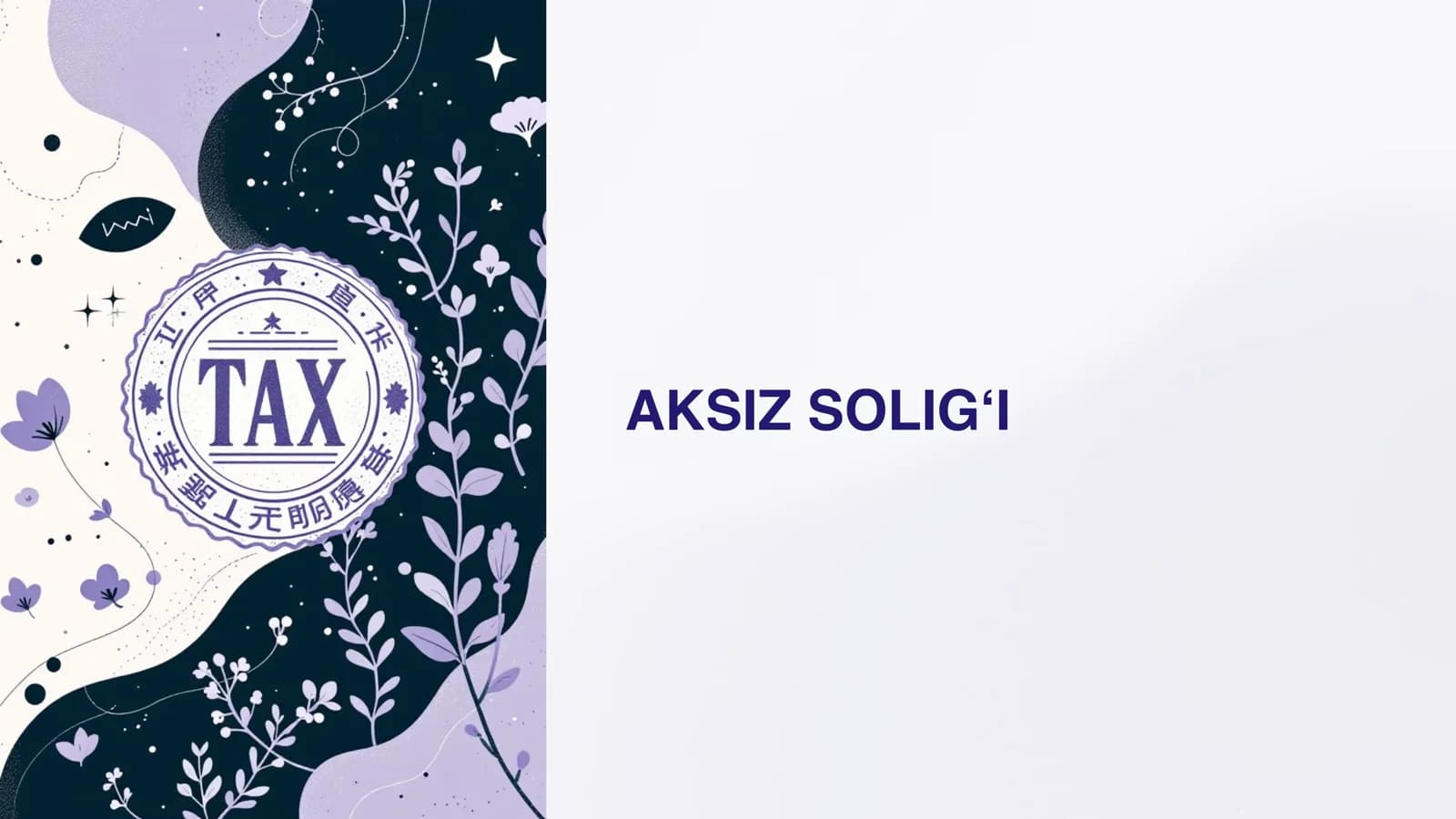 AKSIZ SOLIG‘I