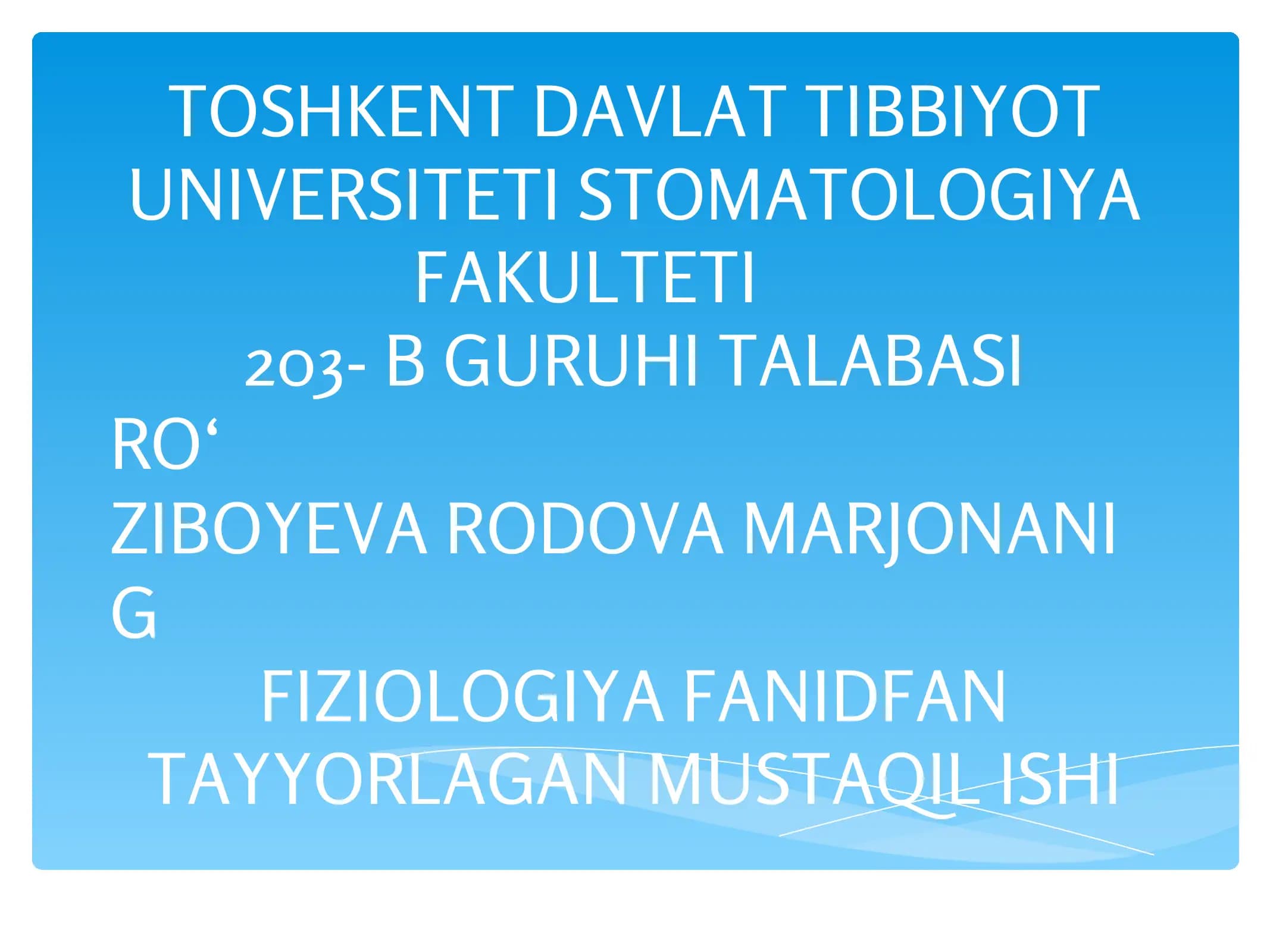 KO’RUV ANALIZATORI