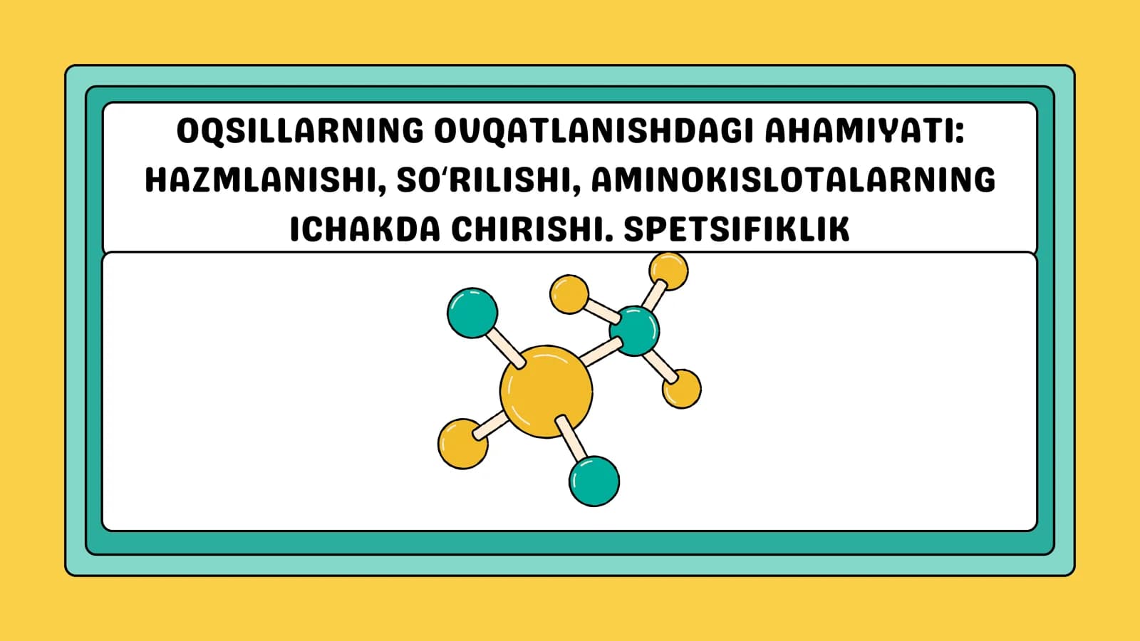 Oqsillarning hazmlanishi,sórilishi.Aminokislotalarning ichakda chirishi