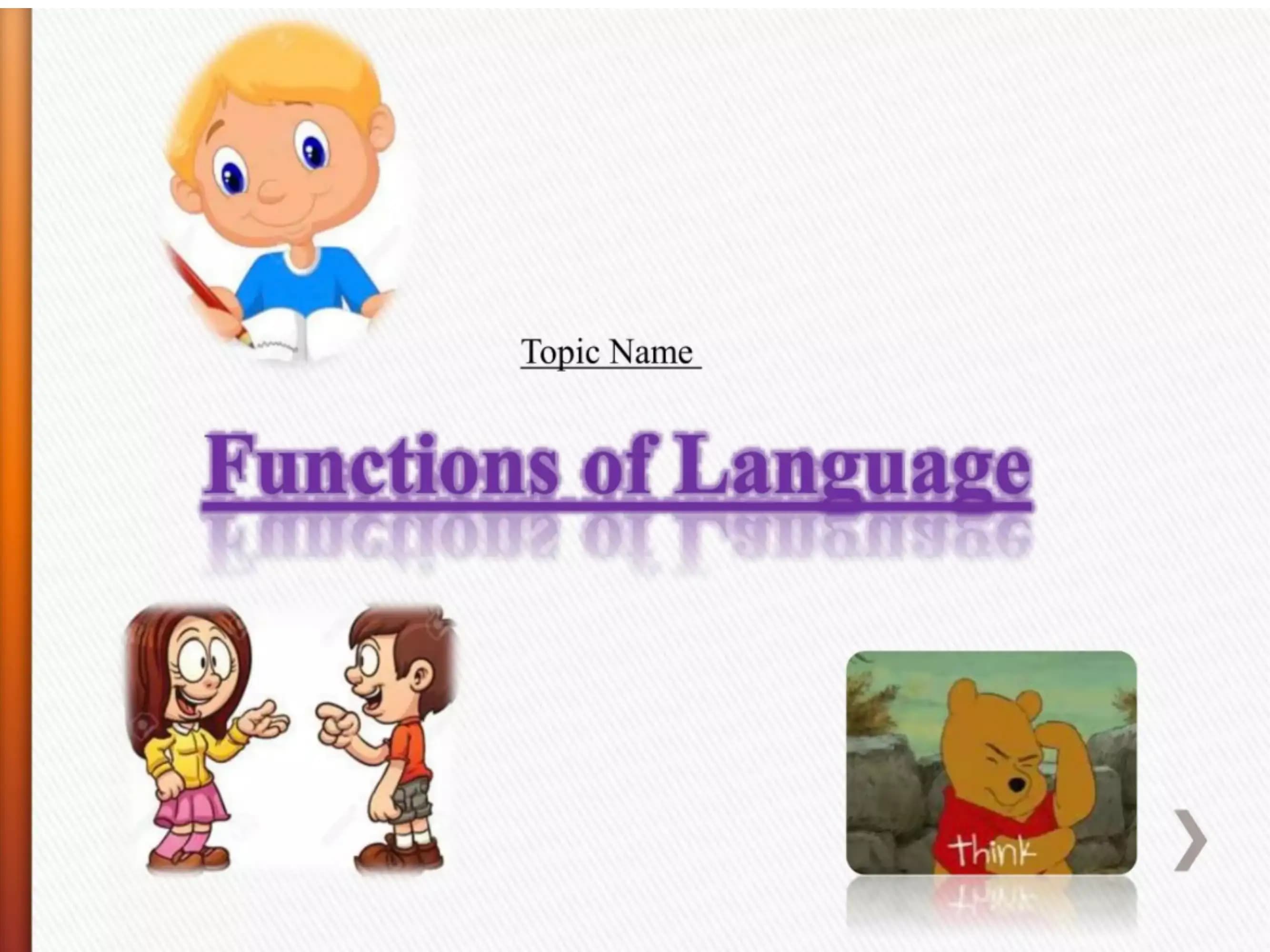 Funktion of language