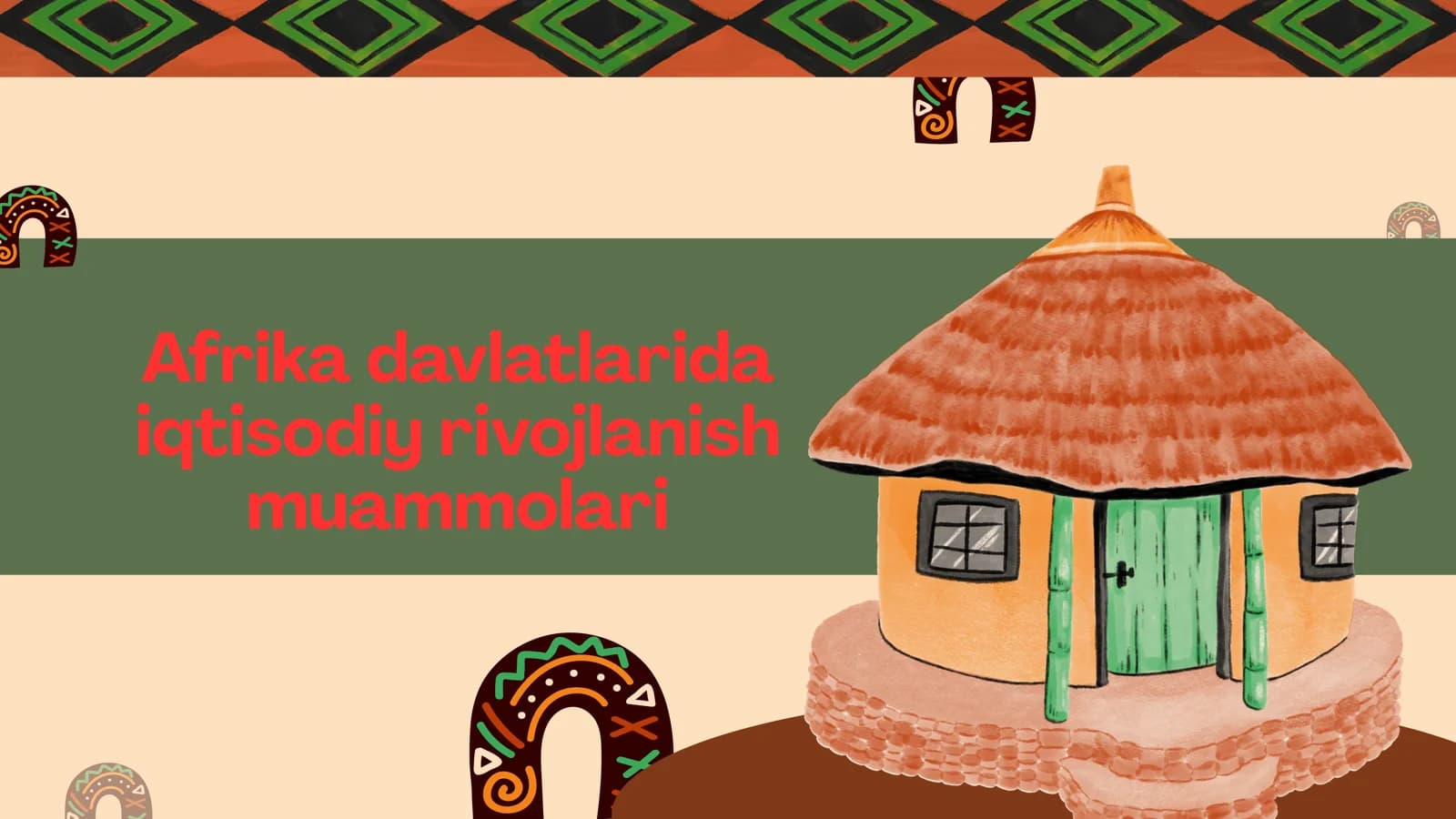 Afrika davlatlarida iqtisodiy rivojlanish muammolari