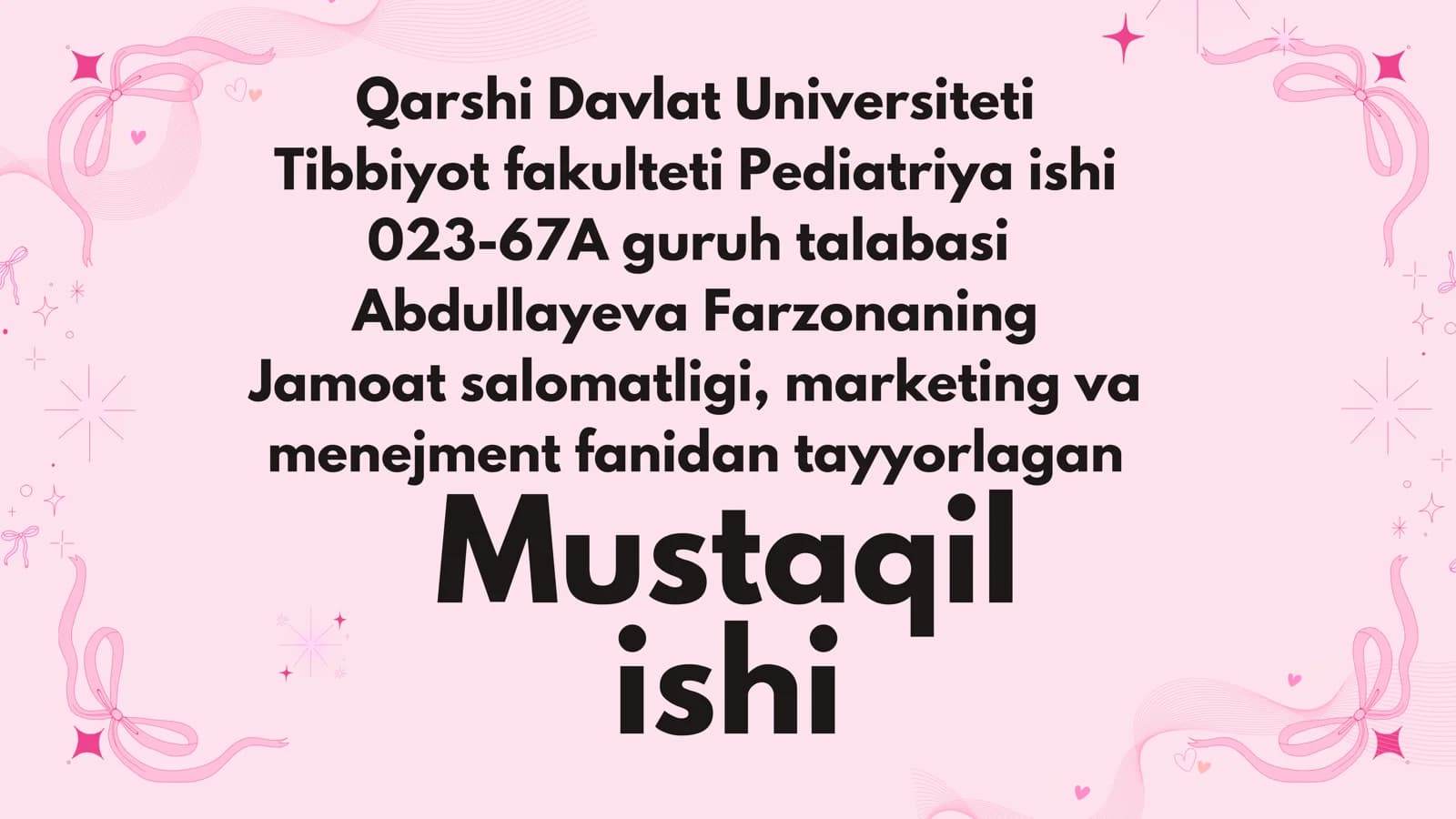 Statistik tadqiqotlarni tashkil etish
