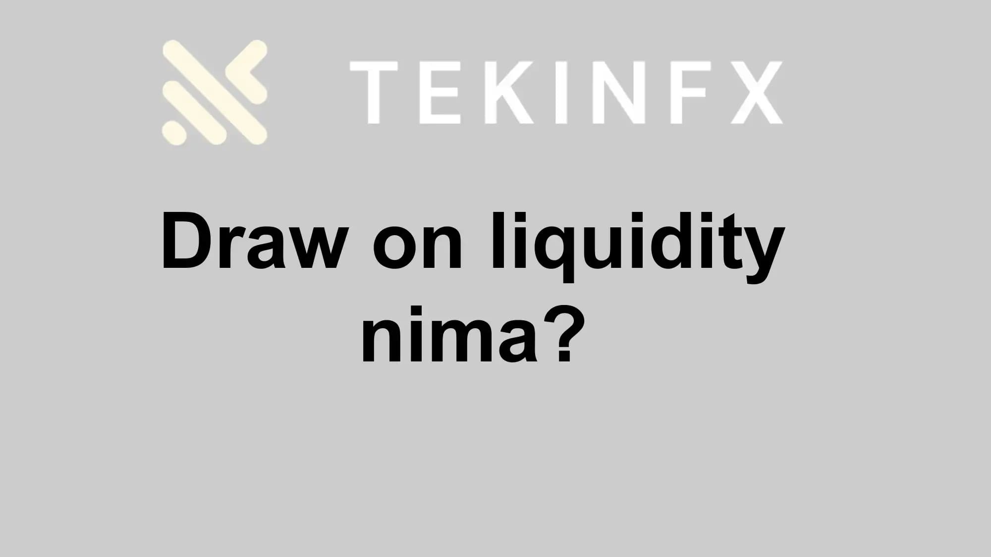 Draw on liquidity - Katta taymfreym muhim daraj