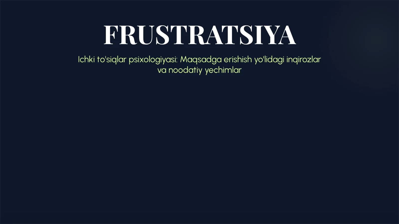 Frustrasiya