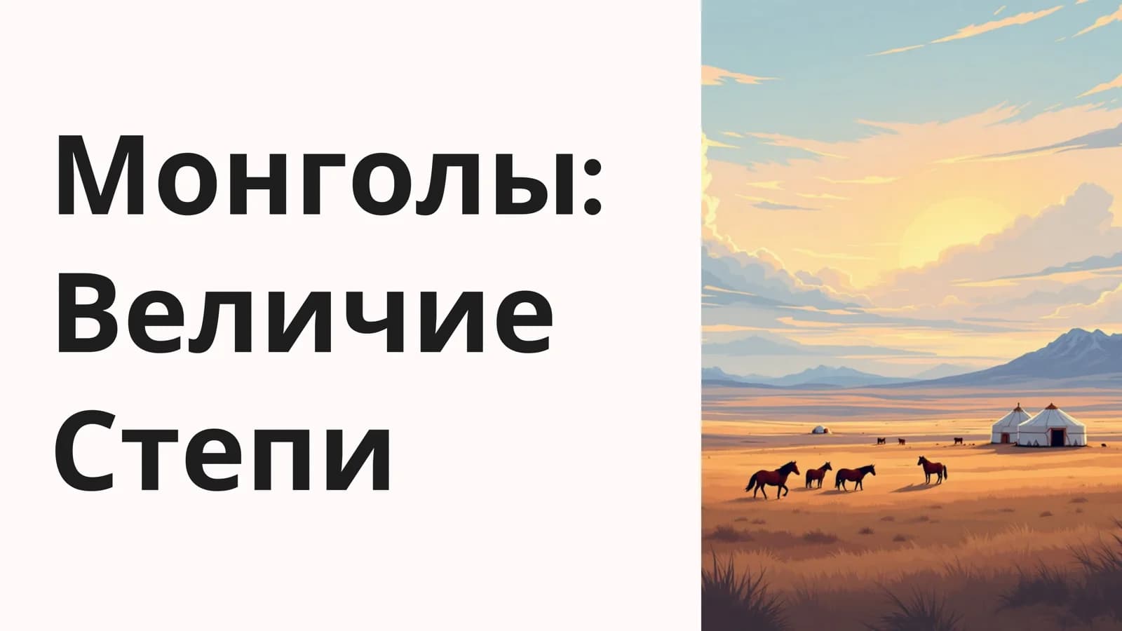 Монголы Величие Степи