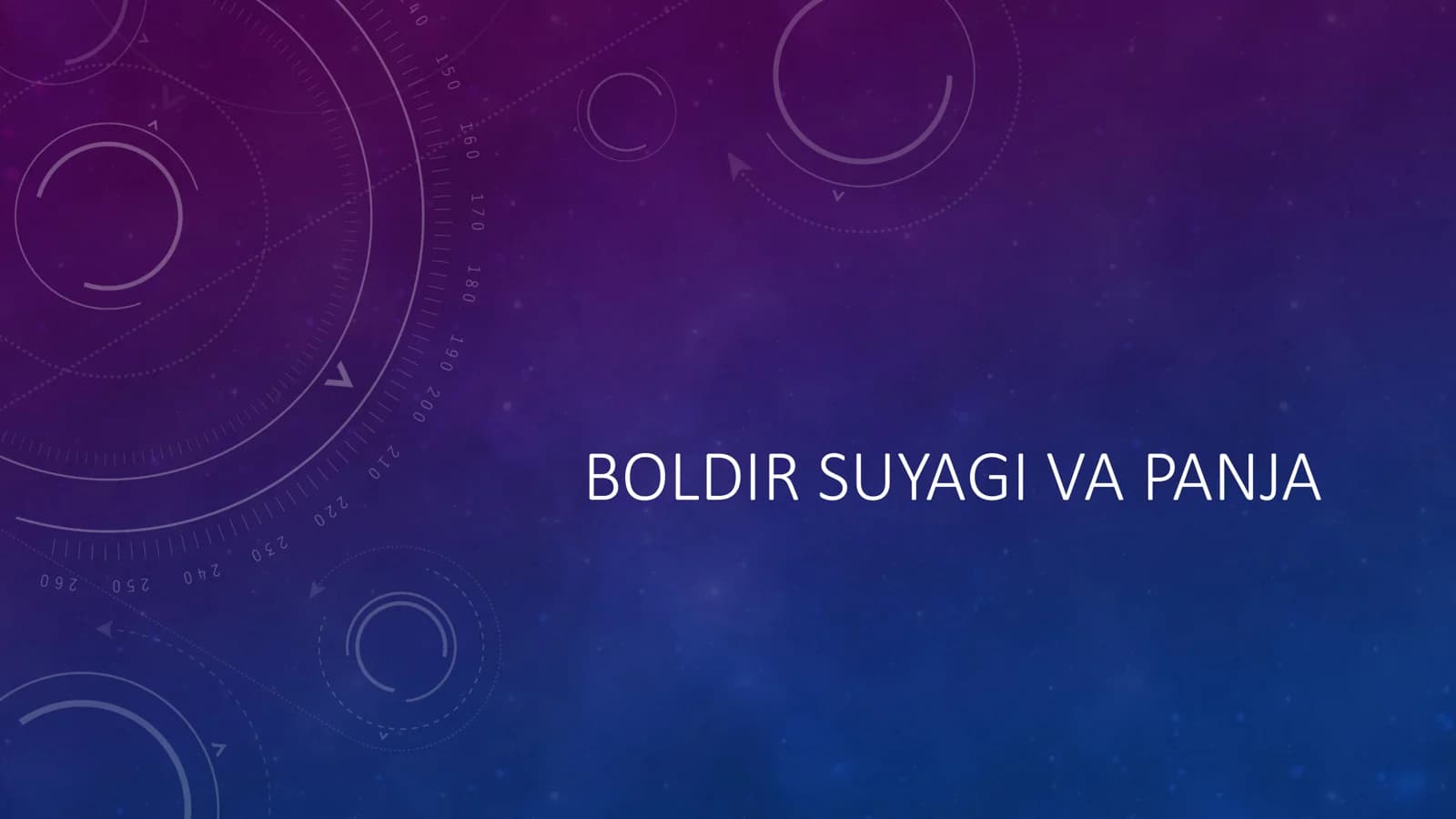 Boldir suyagi va panja