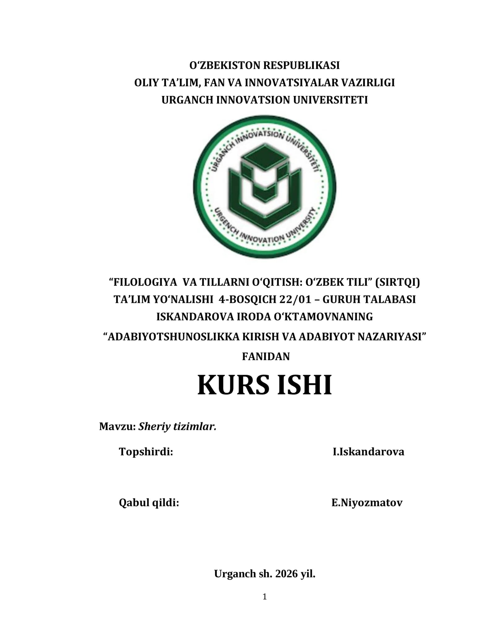 Sheriy tizimlar