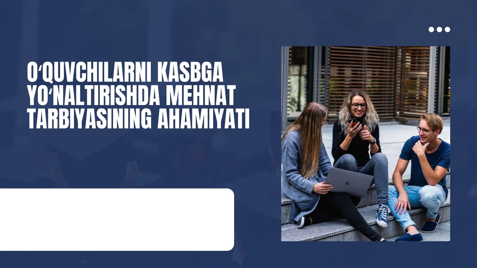 OʻQUVCHILARNI KASBGA YOʻNALTIRISHDA MEHNAT TARBIYASINING AHAMIYATI