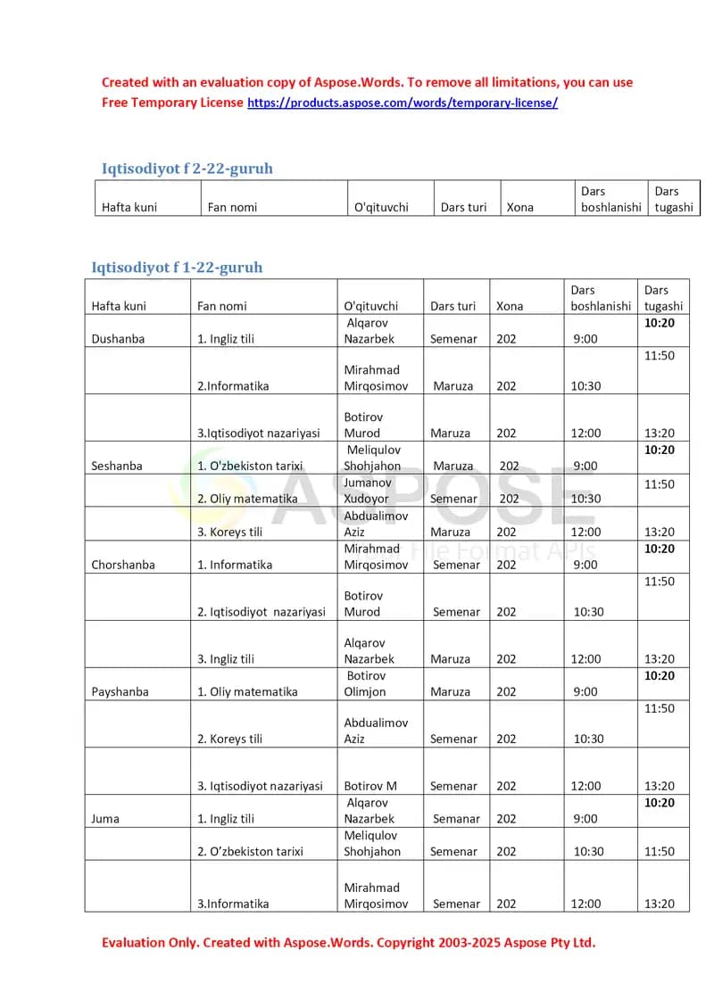Pedagogika fakulteti sirtqi ta’lim guruhlari taqdimoti