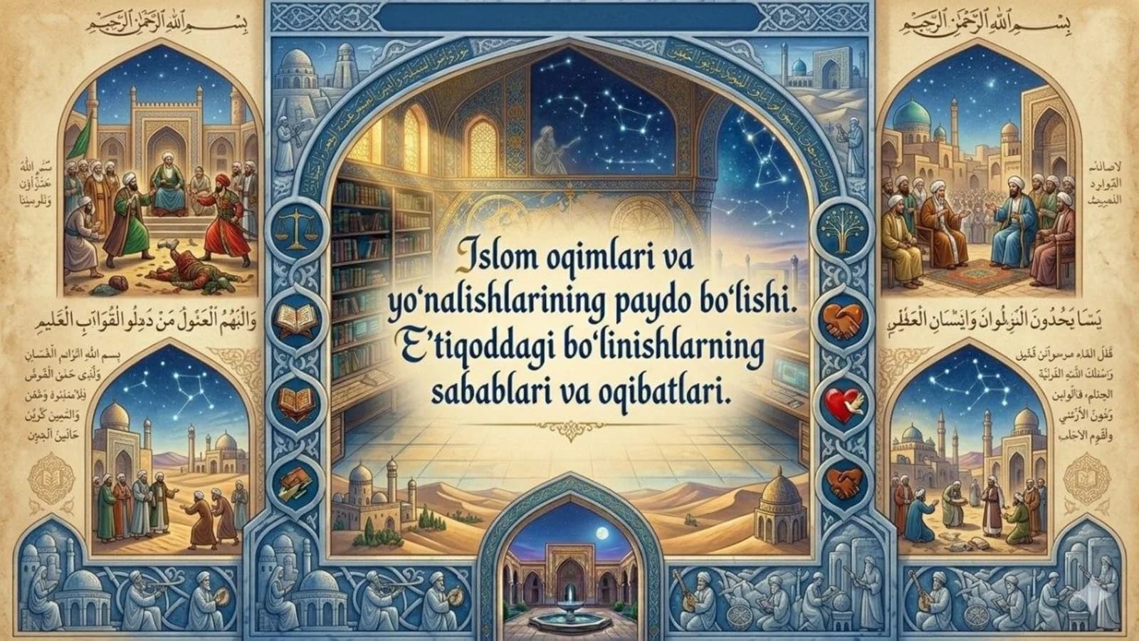 Islom oqimlari va yoʻnalishlarining paydo bo‘lishi dinshunoslik