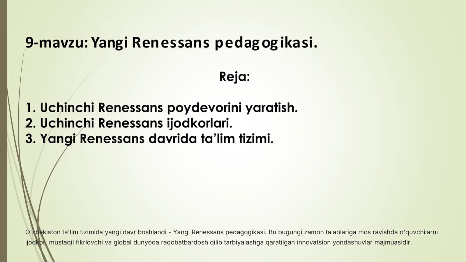 Yangi Renessans pedagogikasi