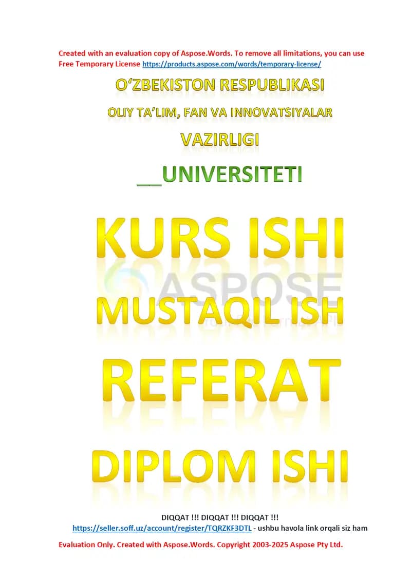 Usmonlilar imperiyasi Tanzimot davrida (Kurs ishi)