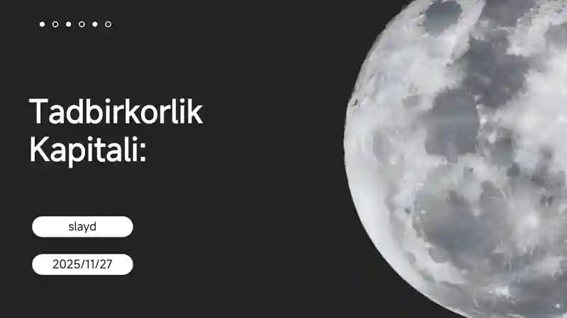 Tadbirkorlik Kapitali
