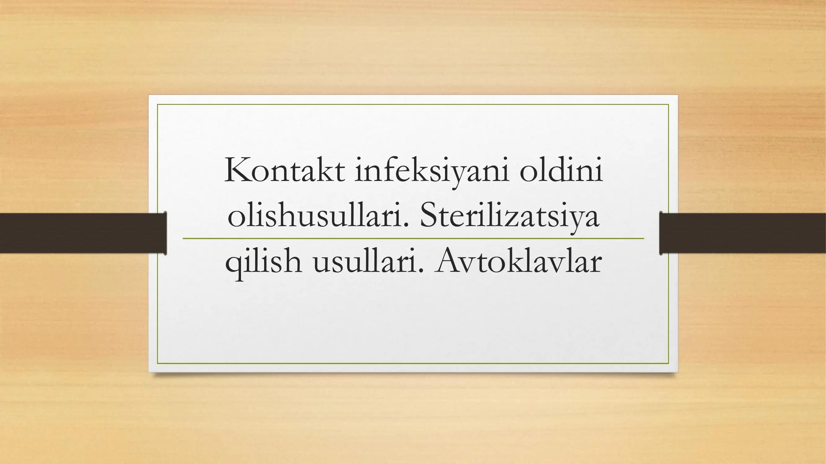 Sterilizatsiya usullari