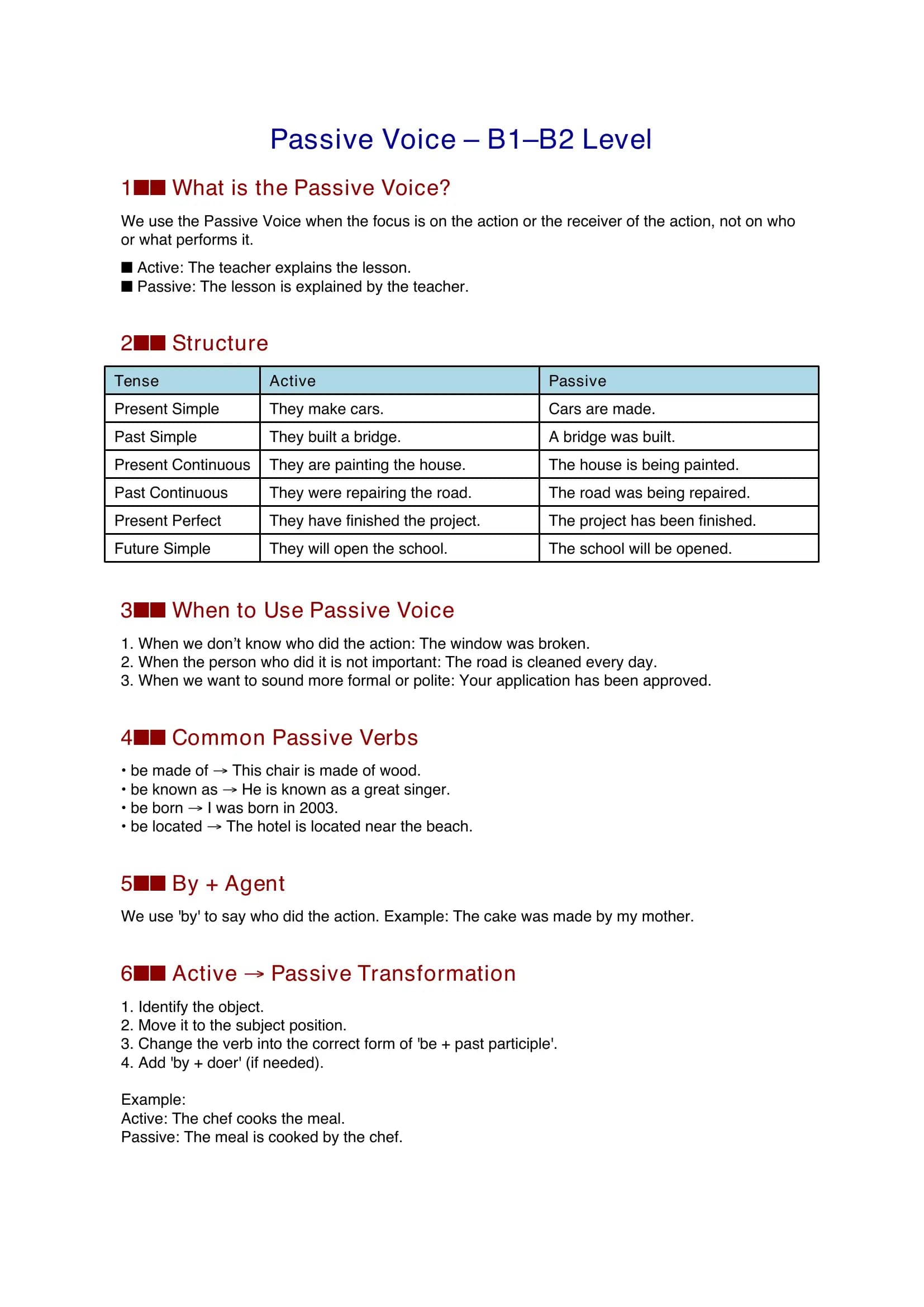 passive voice