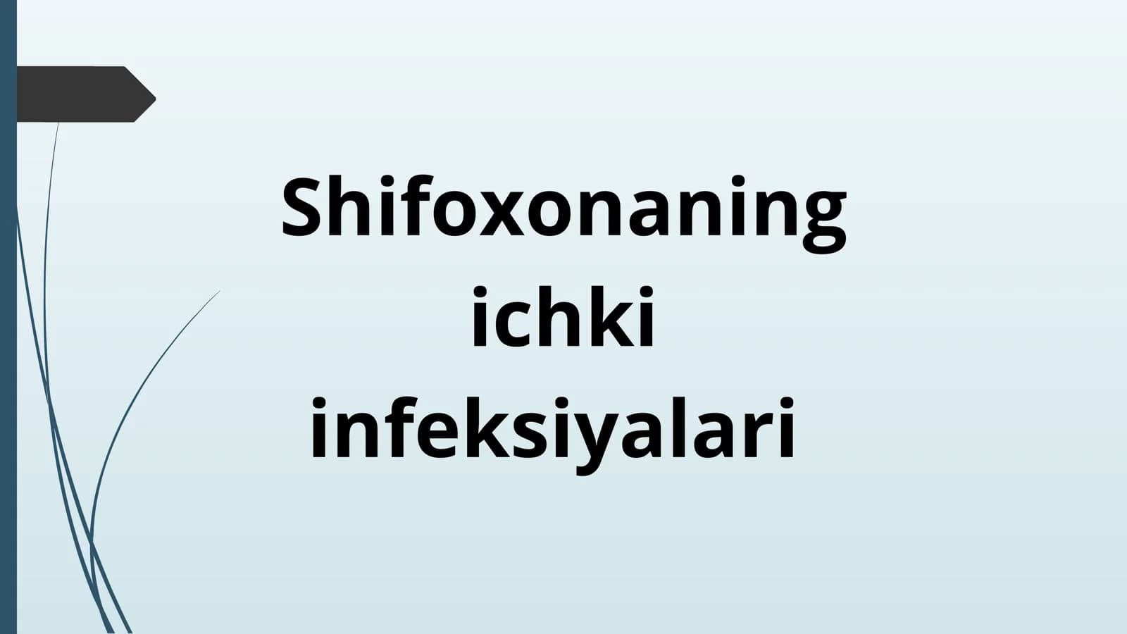Shifoxona ichki infeksiyalari