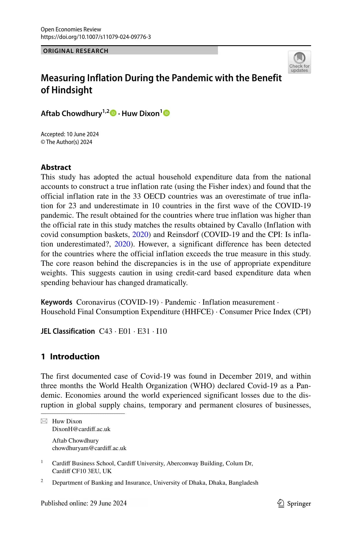Measuring Inflation During the Pandemic with the Benefit of Hindsight