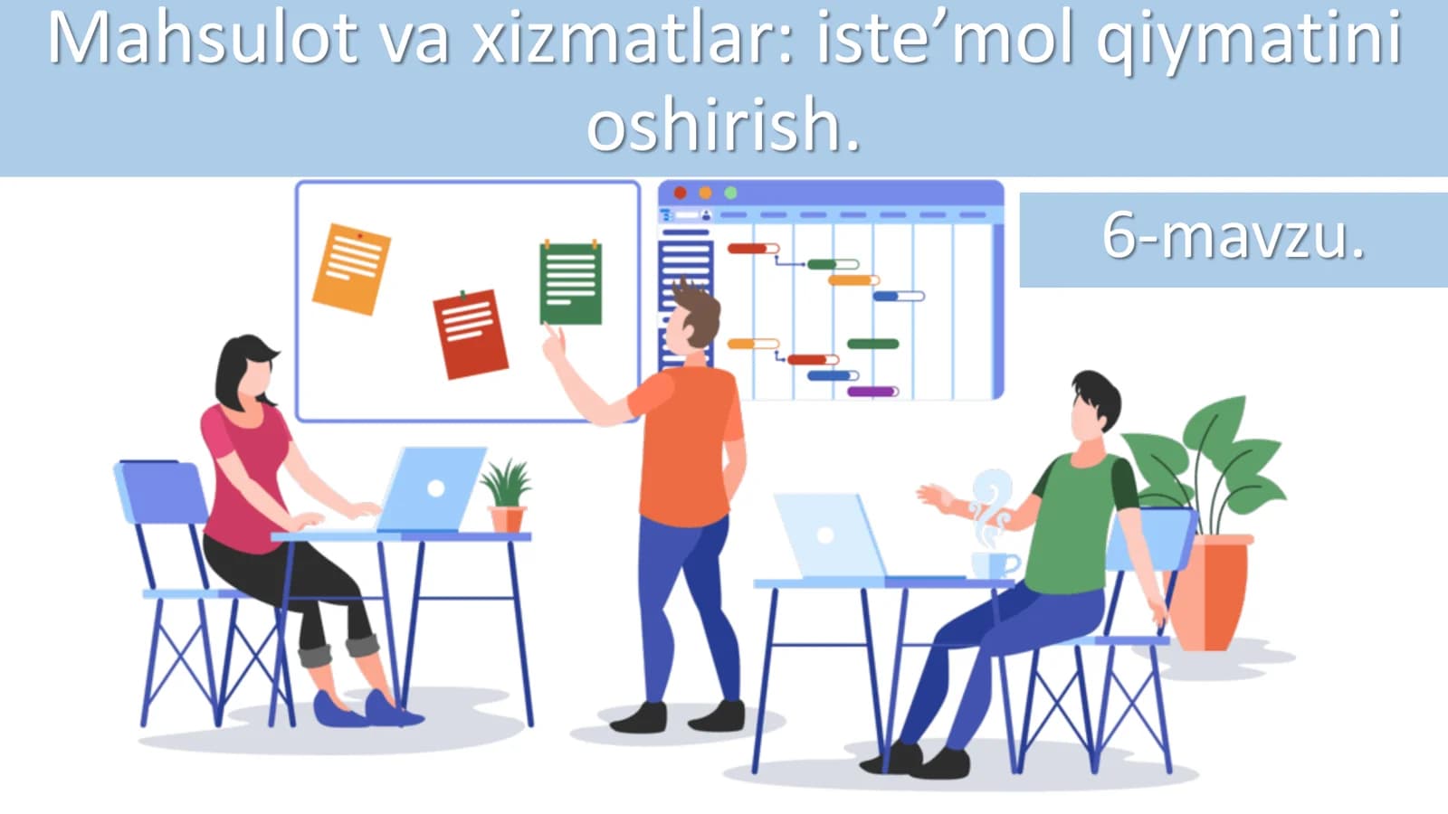 Mahsulot va xizmatlar: iste’mol qiymatini oshirish