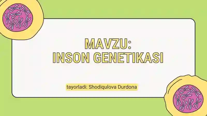 inson genetikasi