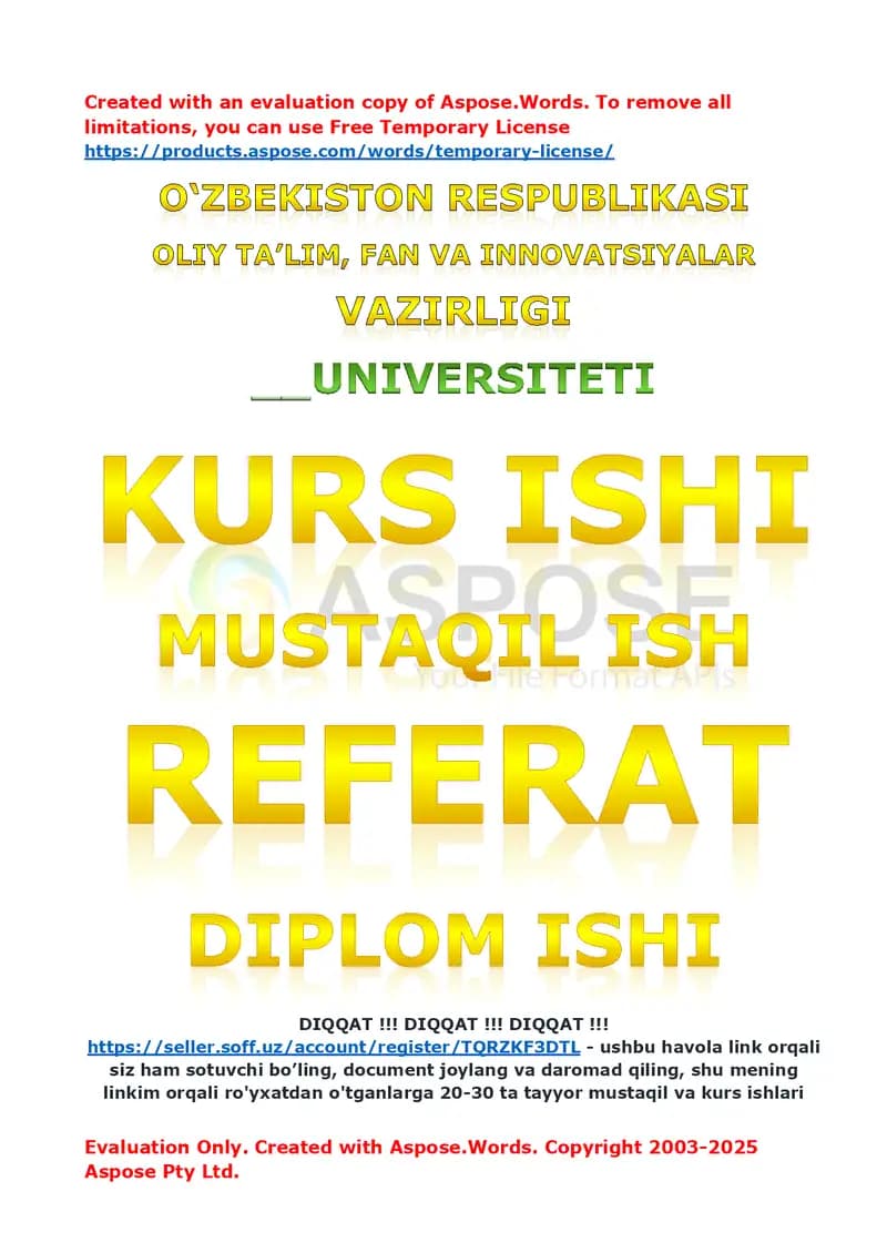 Sanoat korxonalarida shartnomaviy munosabatlarni tashkil etish