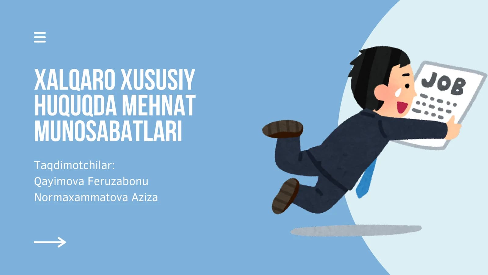 Xalqaro Xususiy Huquqda Mehnat Munosabatlari