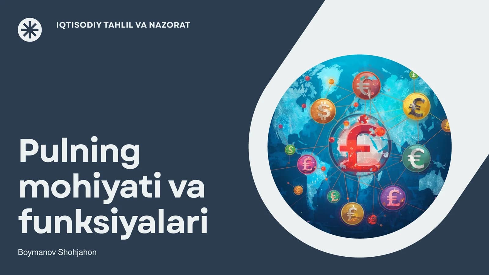 Pulning mohiyati va funksiyalari