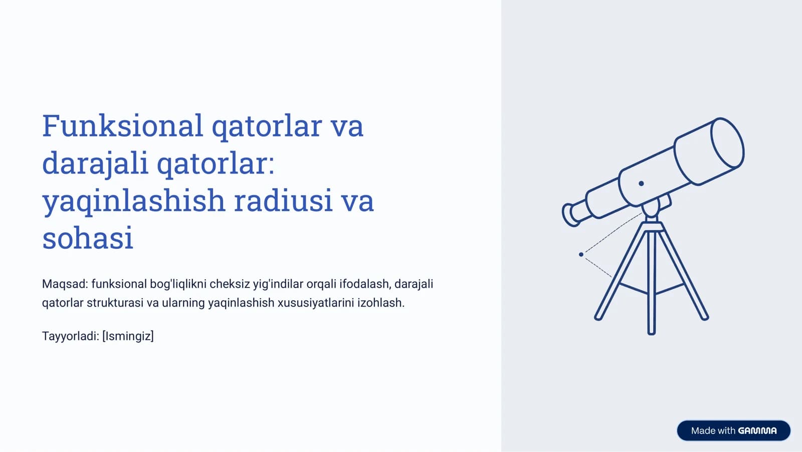 Funktsional qatorlar