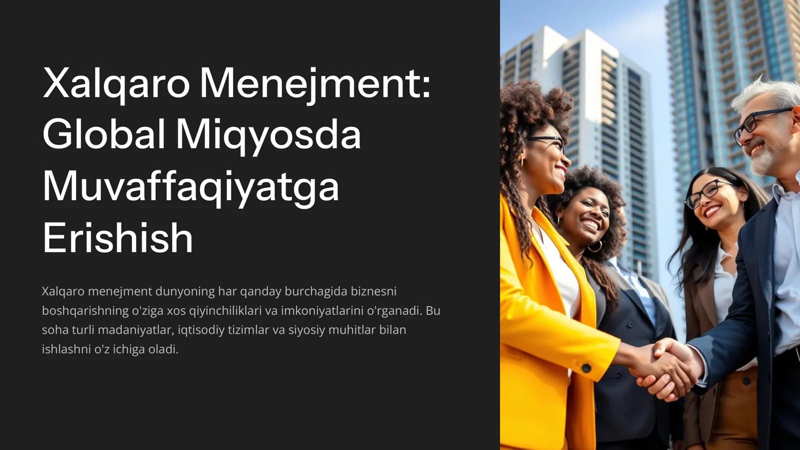 Xalqaro Menejment  Global Miqyosda  Muvaffaqiyatga  Erishish