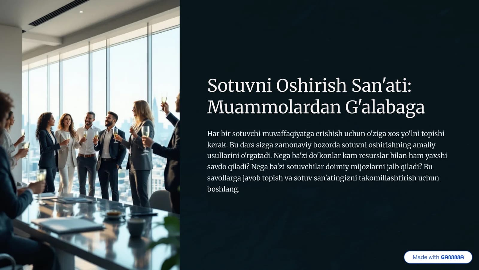 Sotuvni oshirish