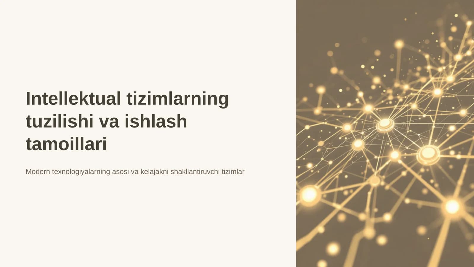 Intellektual tizimlar