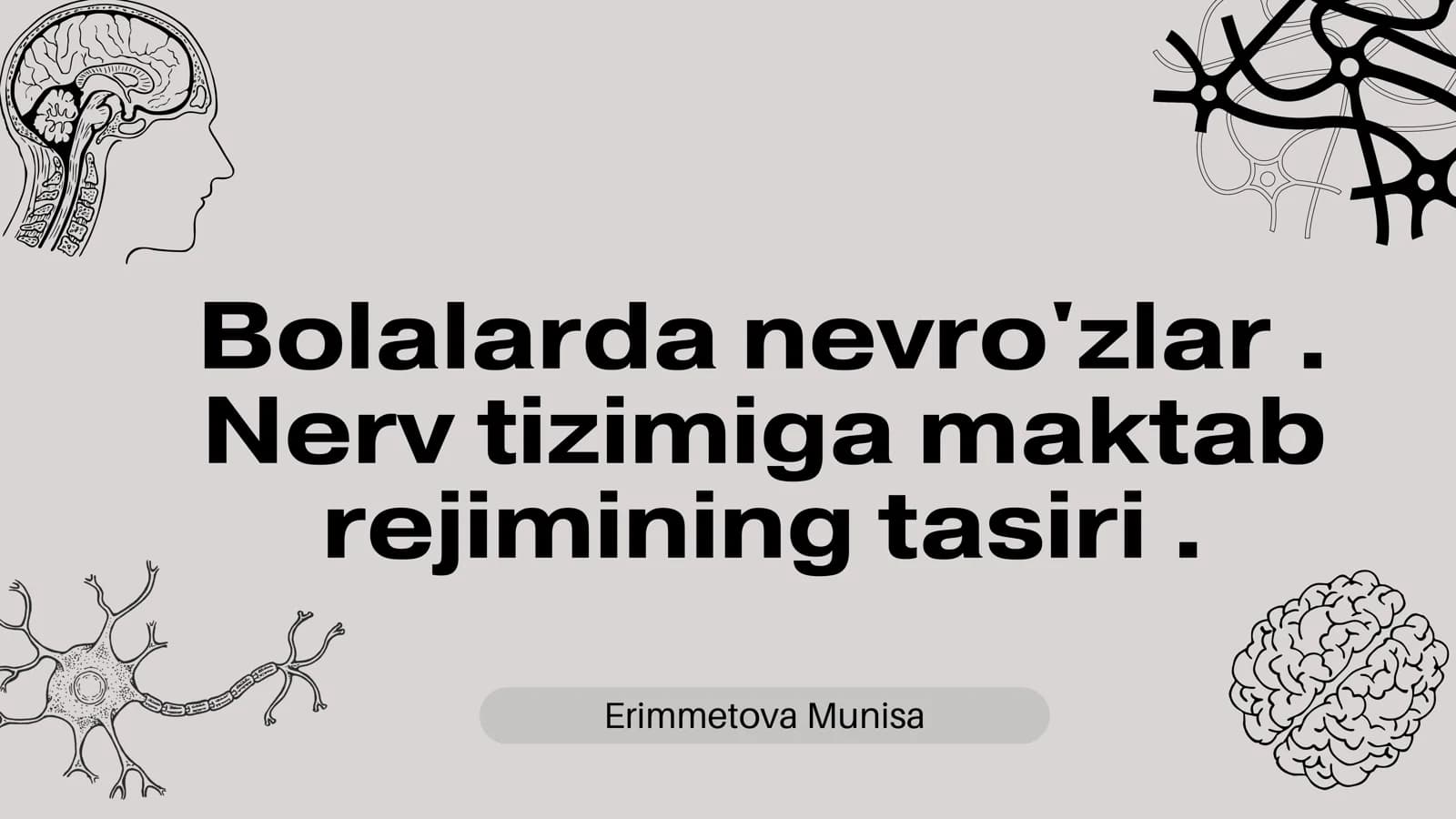 Bolalarda nevro'zlar